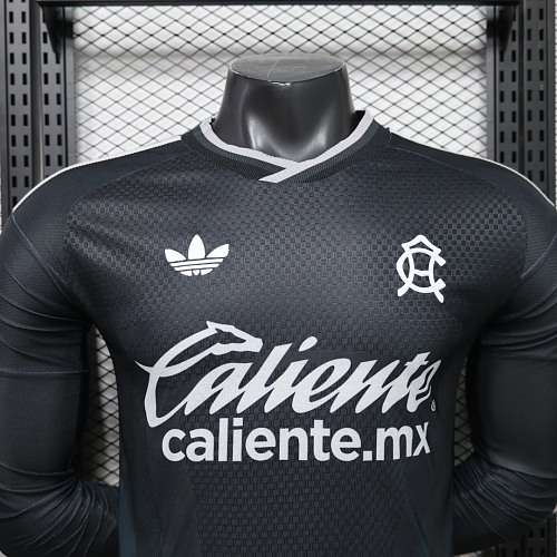 2026/2027 Long Sleeve Player Version Club América Away Football Jersey 1:1 Thai quality - Image 4