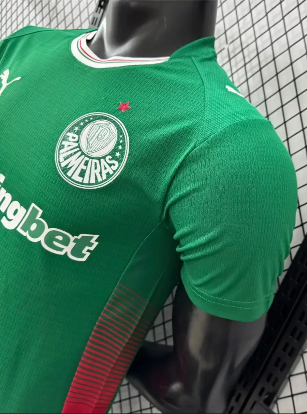 2026/2027 Versão jogador Palmeiras Casa Camisa de futebol Qualidade tailandesa 1:1 - Image 9