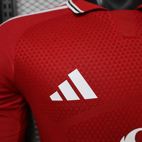 2026/2027 Long Sleeve Player Version Manchester United Home Football Shirt 1:1 Thai Quality - Image 4