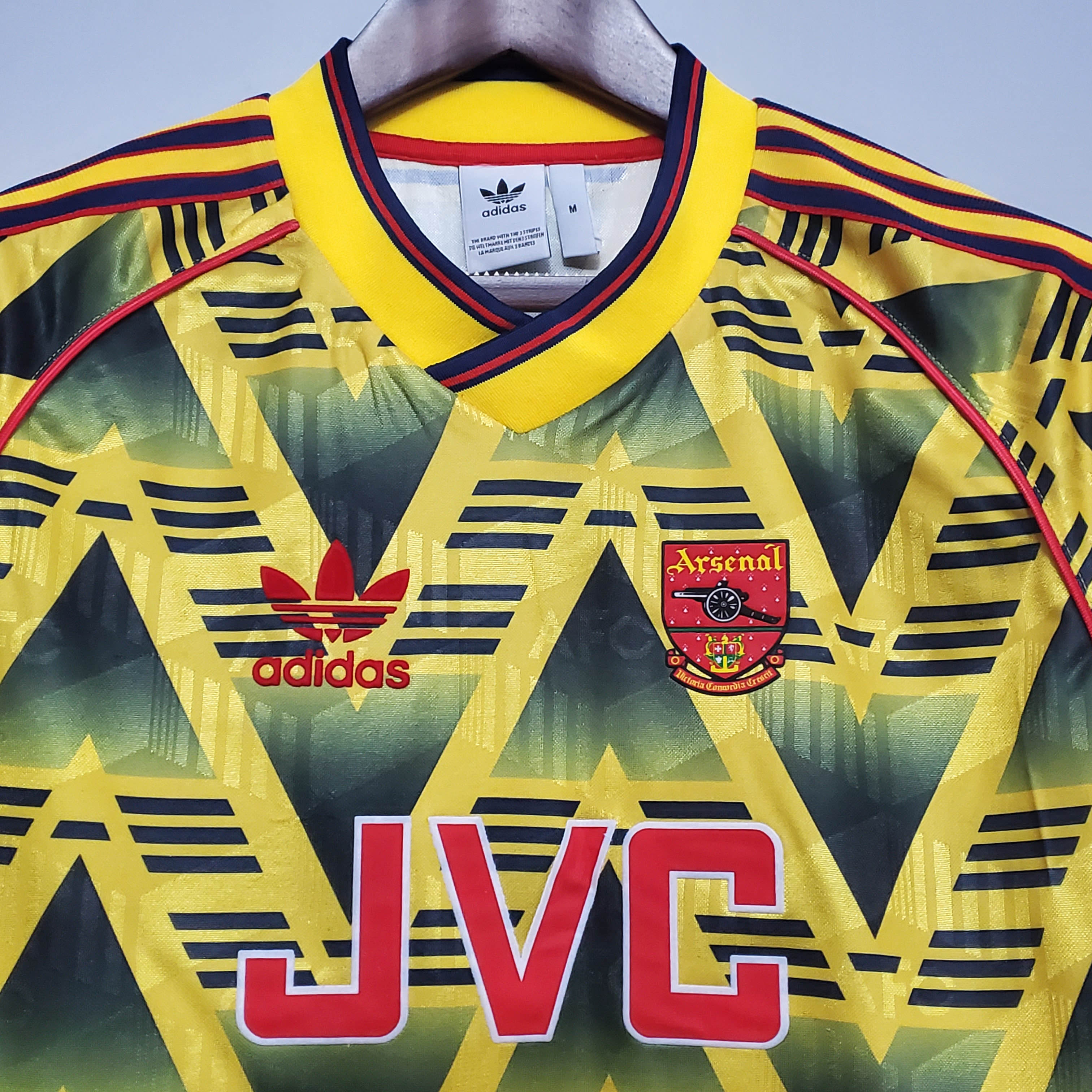 1991/1993 Ретро Arsenal Гостевая Футбольная футболка Тайское качество 1:1 — изображение 3