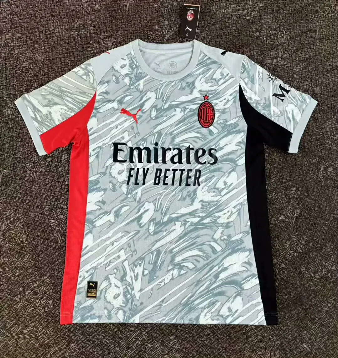 2025/2026 AC Milan Extérieur Maillot de football Qualité thaï 1:1
