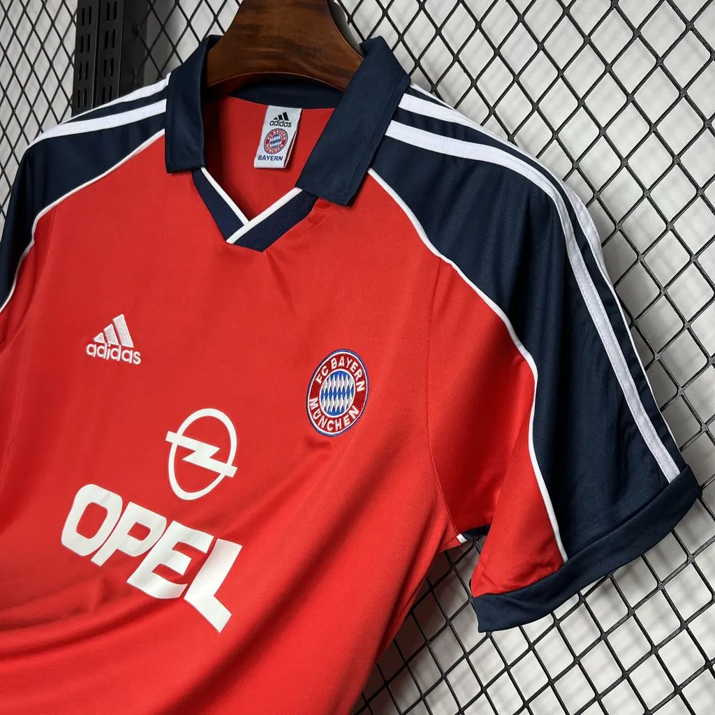2000/2001 Retro Bayern Munich Heim Fußballtrikot 1:1 Thai-Qualität – Bild 3