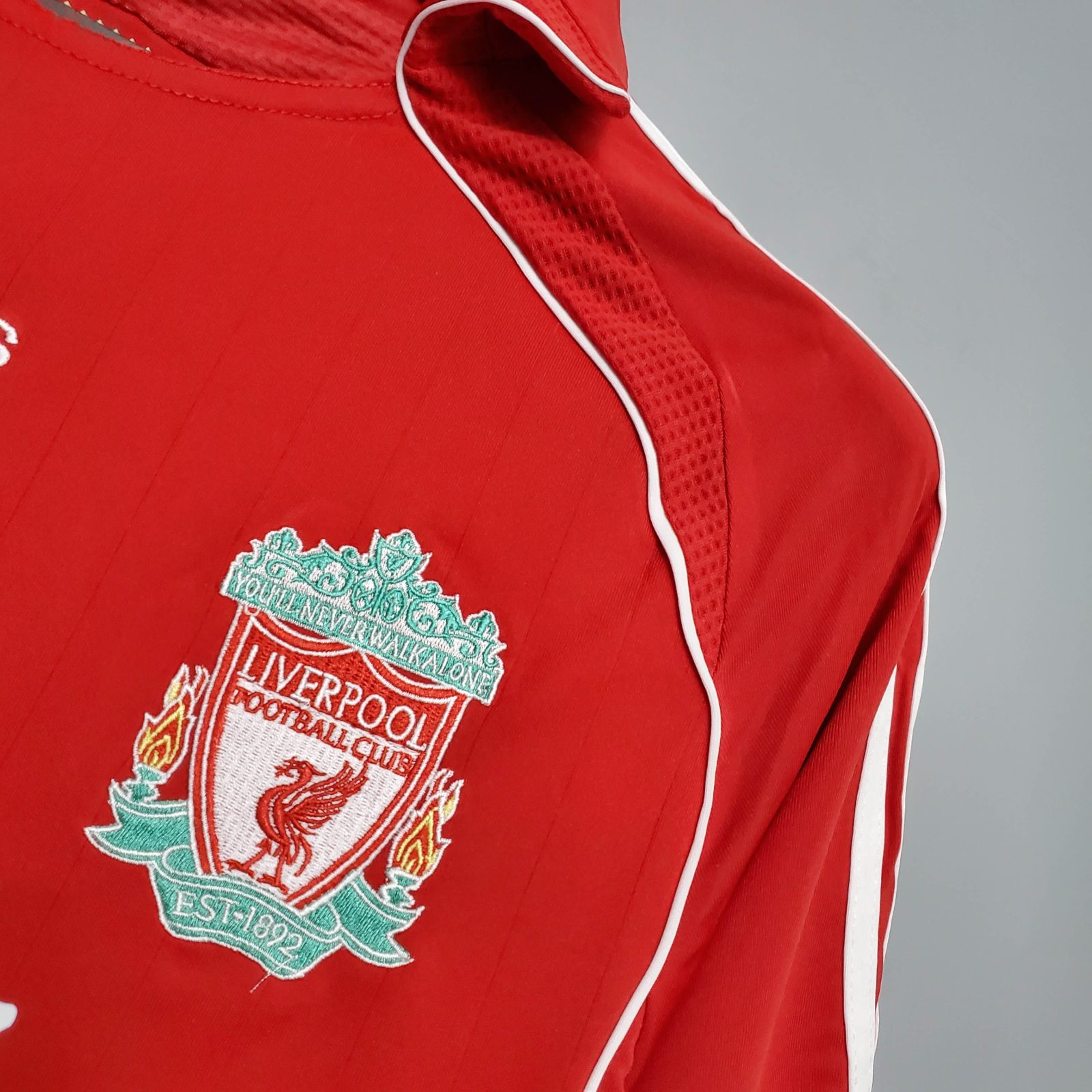 2006/2007 Rétro Liverpool Maillot de football Domicile Qualité thaï 1:1 – Image 6