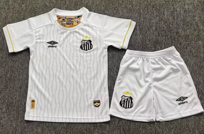 2026/2027 Santos Local Camiseta de fútbol Calidad tailandesa 1:1 Talla infantil