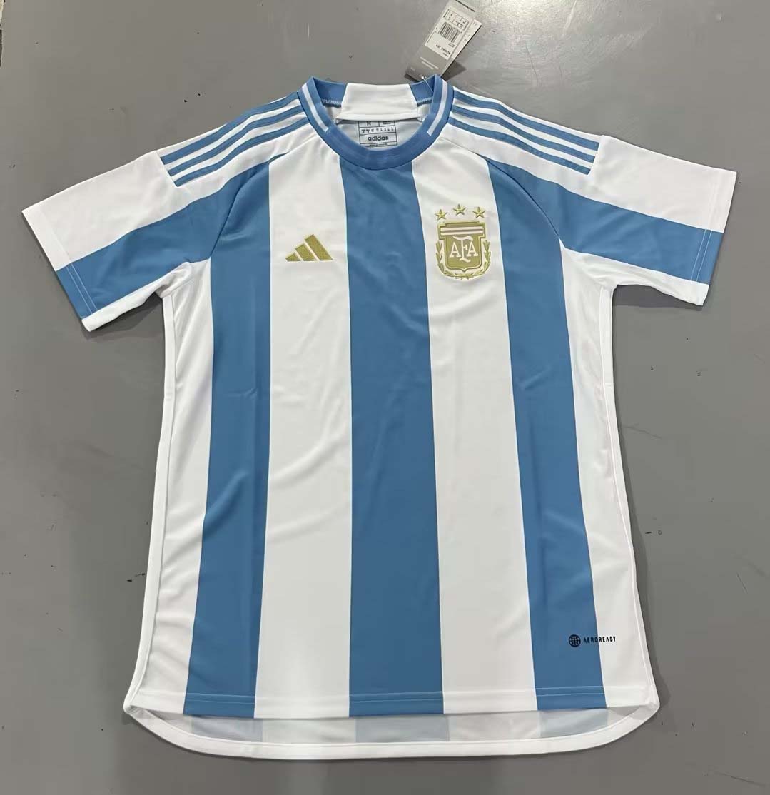2024 Argentinië Nationaal elftal Thuis Voetbalshirt 1:1 Thaise kwaliteit