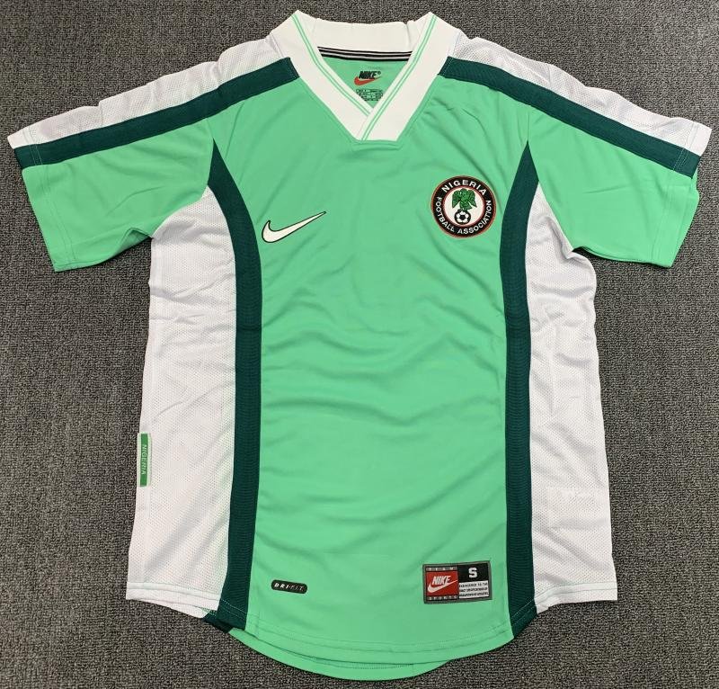 1998 Retro Nijerya Milli takım İç saha Futbol forması 1:1 Tayland kalitesi