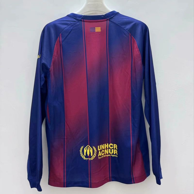 2025/2026 Manica lunga Barcelona Casa Maglia da calcio Qualità thai 1:1 - immagine 3