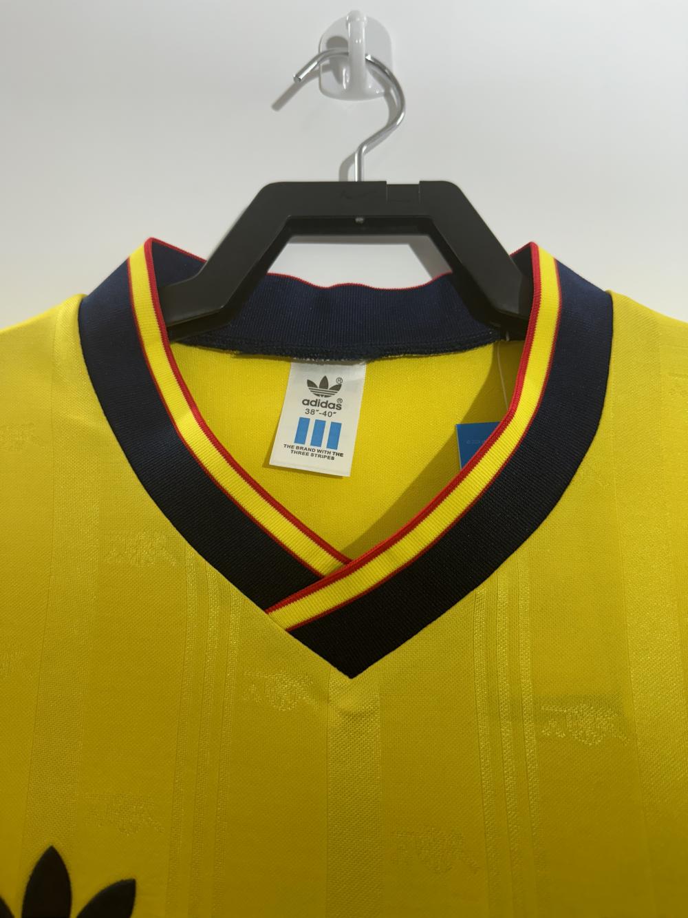 1986-1988 复古 阿森纳 客场 足球球衣 1:1 泰版品质 - 图片 3