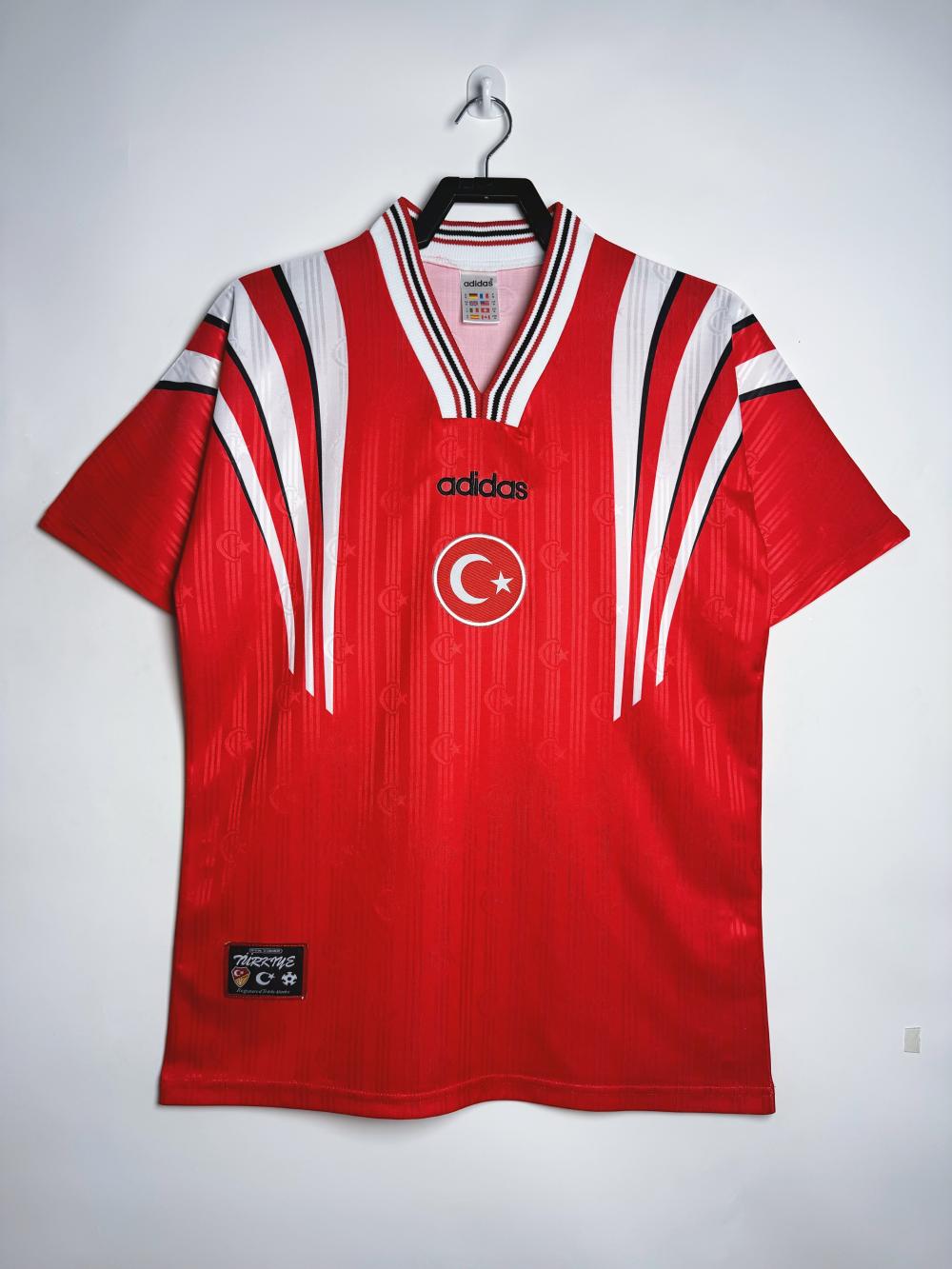 1996 Retro Turchia Nazionale Casa Maglia da calcio Qualità thai 1:1