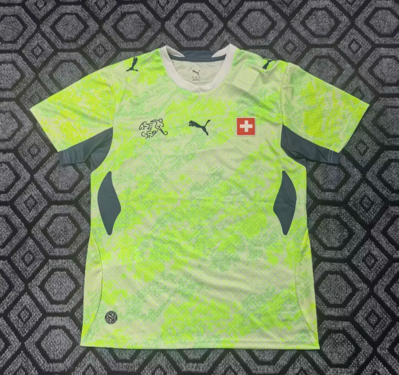 2026 Schweiz Auswärts Fußballtrikot 1:1 Thai-Qualität