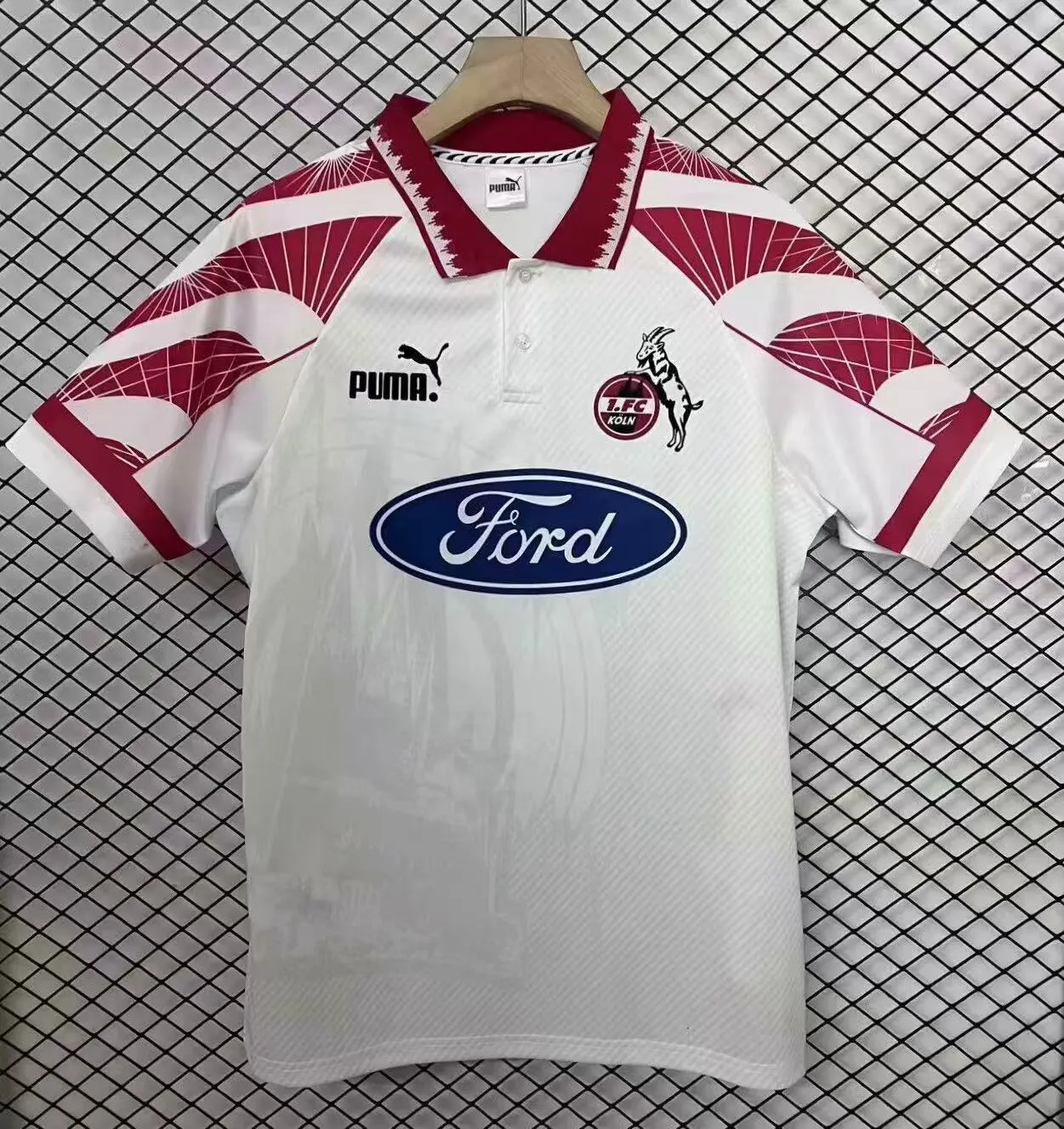 1996/1997 Rétro FC Köln Domicile Maillot de football Qualité thaï 1:1