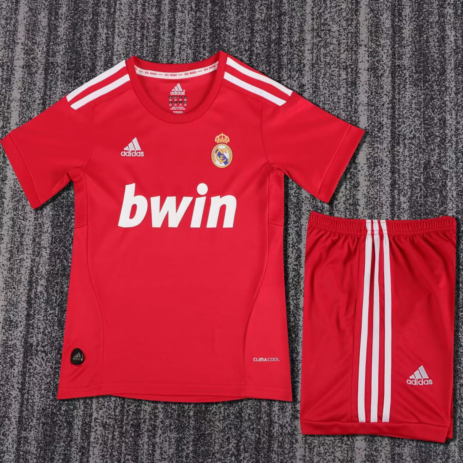 2011/2012 Retro Real Madrid Trzecia Wyjazdowa Koszulka piłkarska Jakość tajska 1:1 Rozmiar dziecięcy