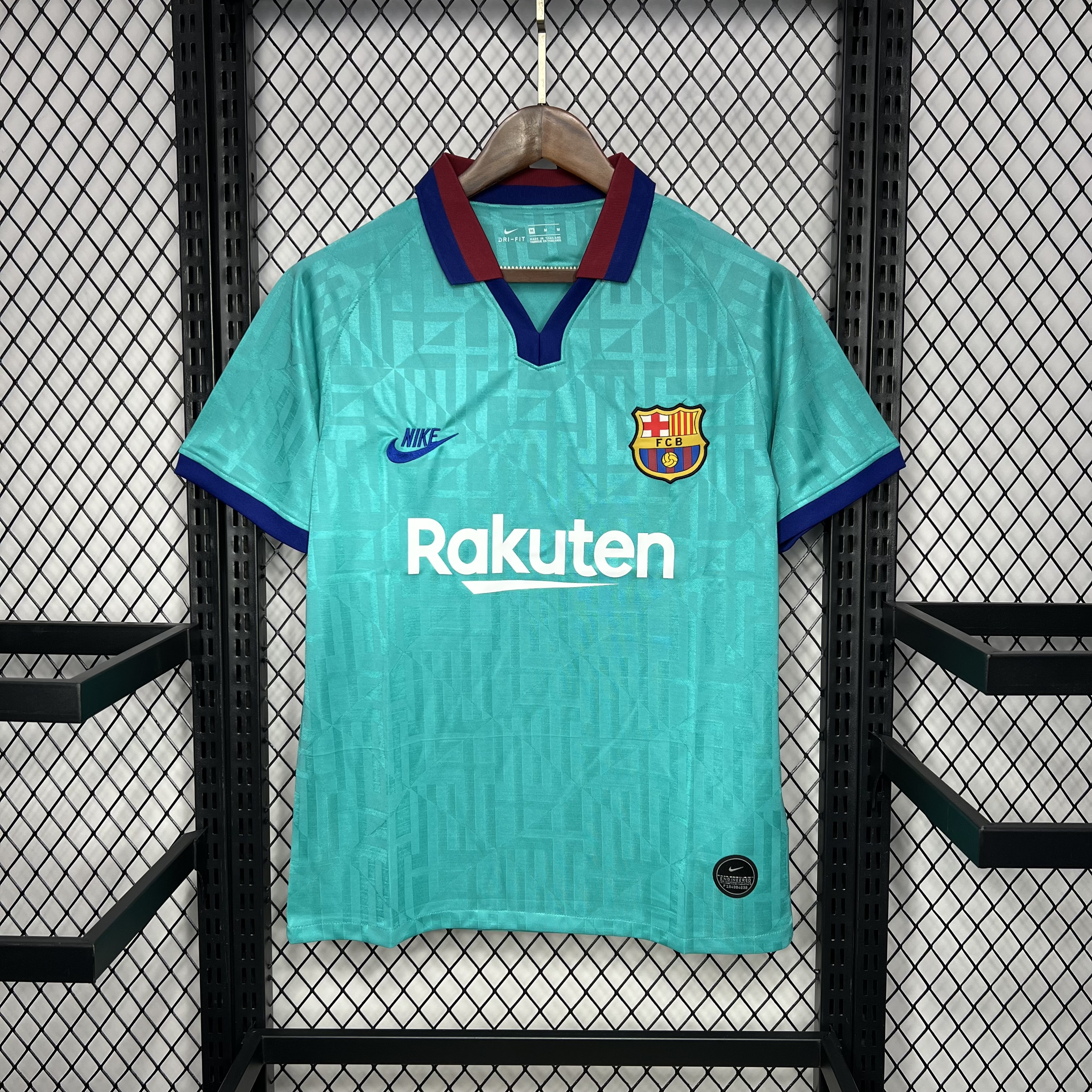 2019/2020 Retro Barcelona Üçüncü Deplasman Futbol forması 1:1 Tayland kalitesi
