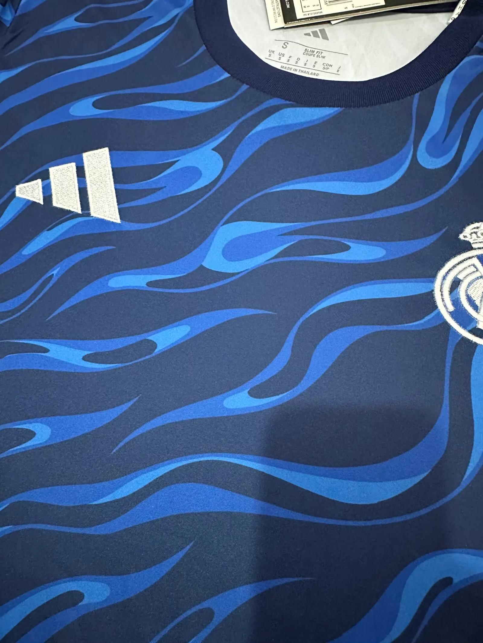 2025/2026 Real Madrid Тренировка Одежда Синий Футбольная футболка Тайское качество 1:1 — изображение 4
