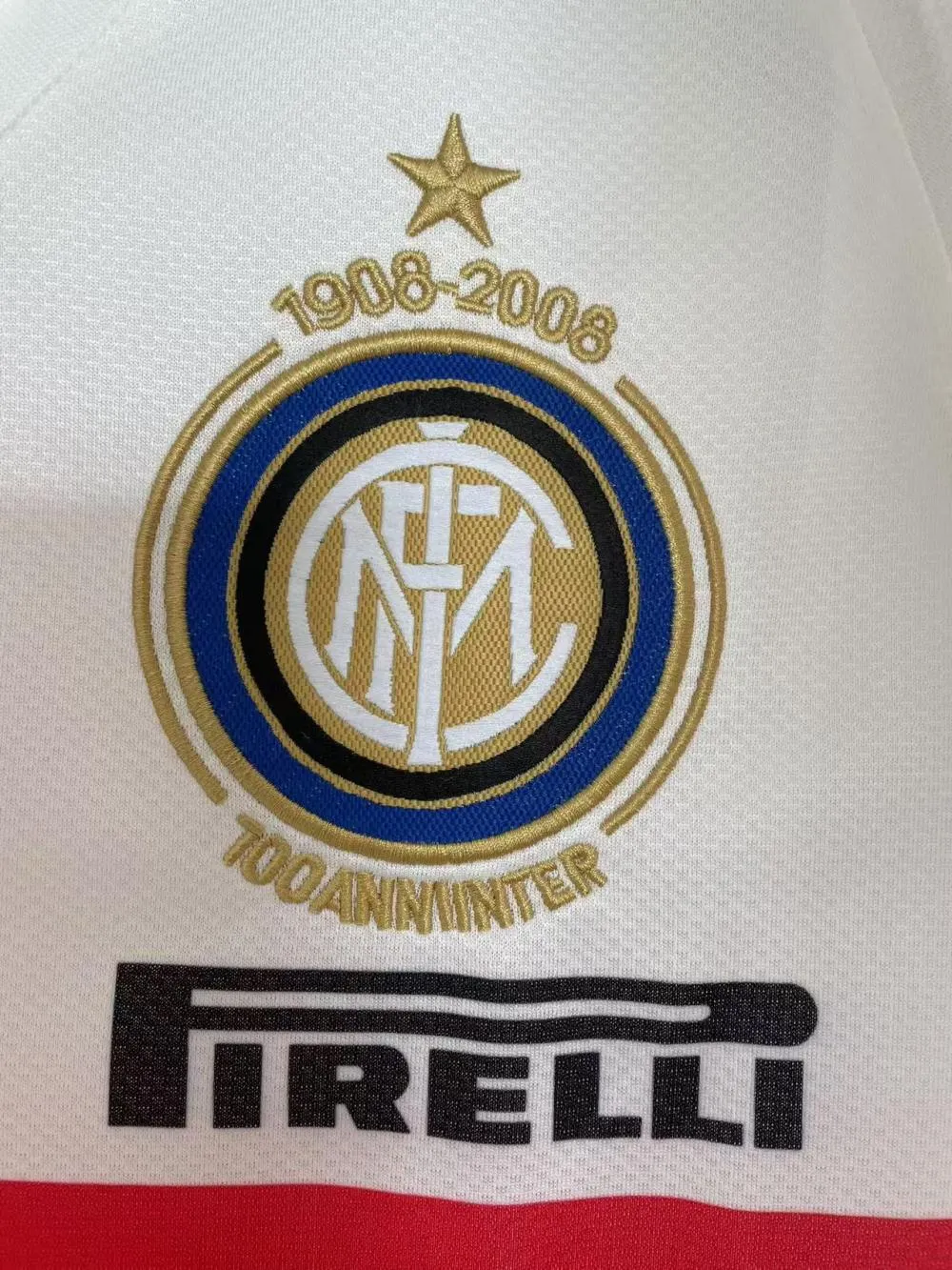 2007/2008 Retrô Inter Milan Fora Euro Camisa de futebol Qualidade tailandesa 1:1 - Image 5