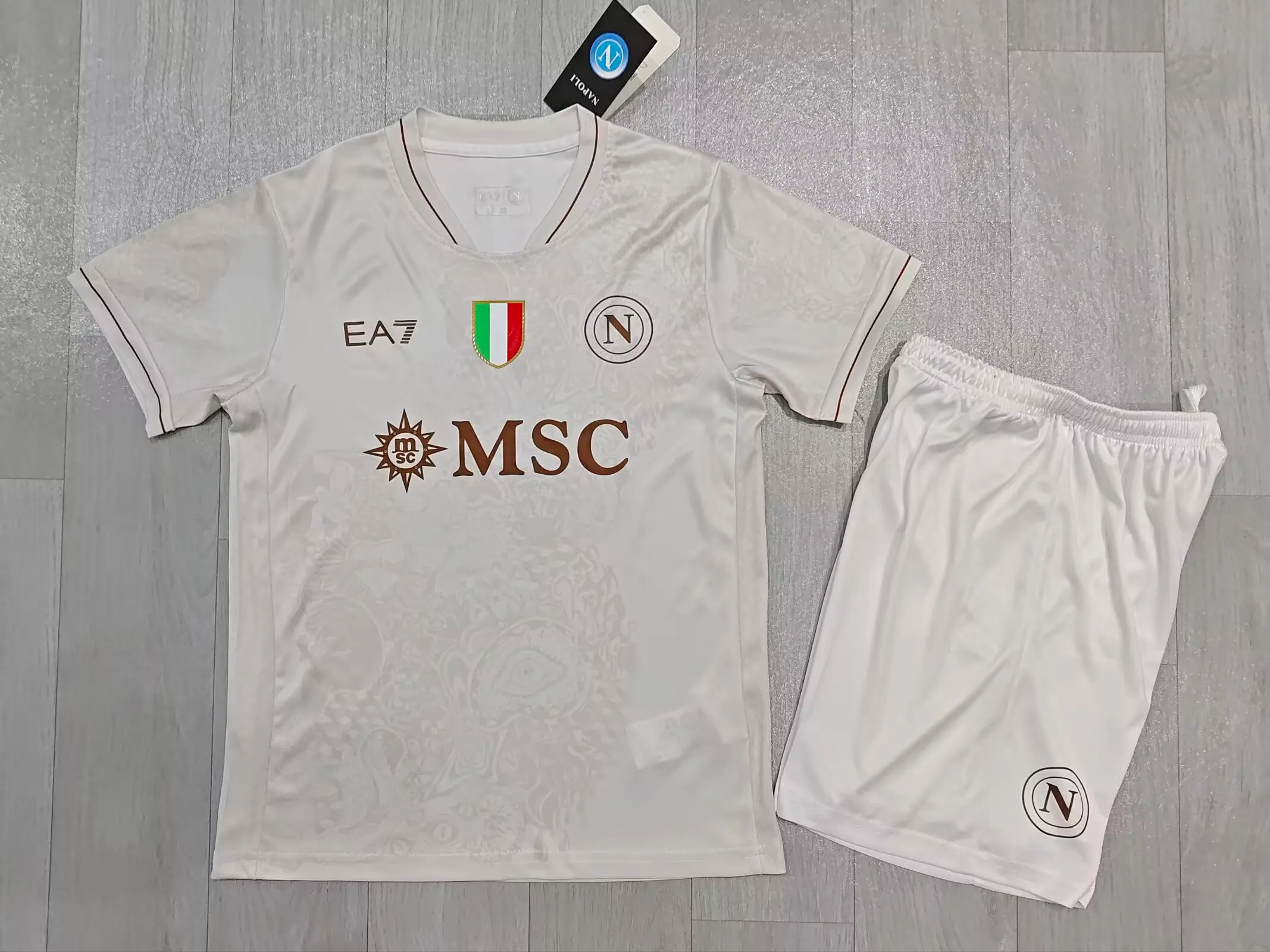 2025/2026 Napoli Trasferta Maglia da calcio Qualità thai 1:1 Taglia bambino