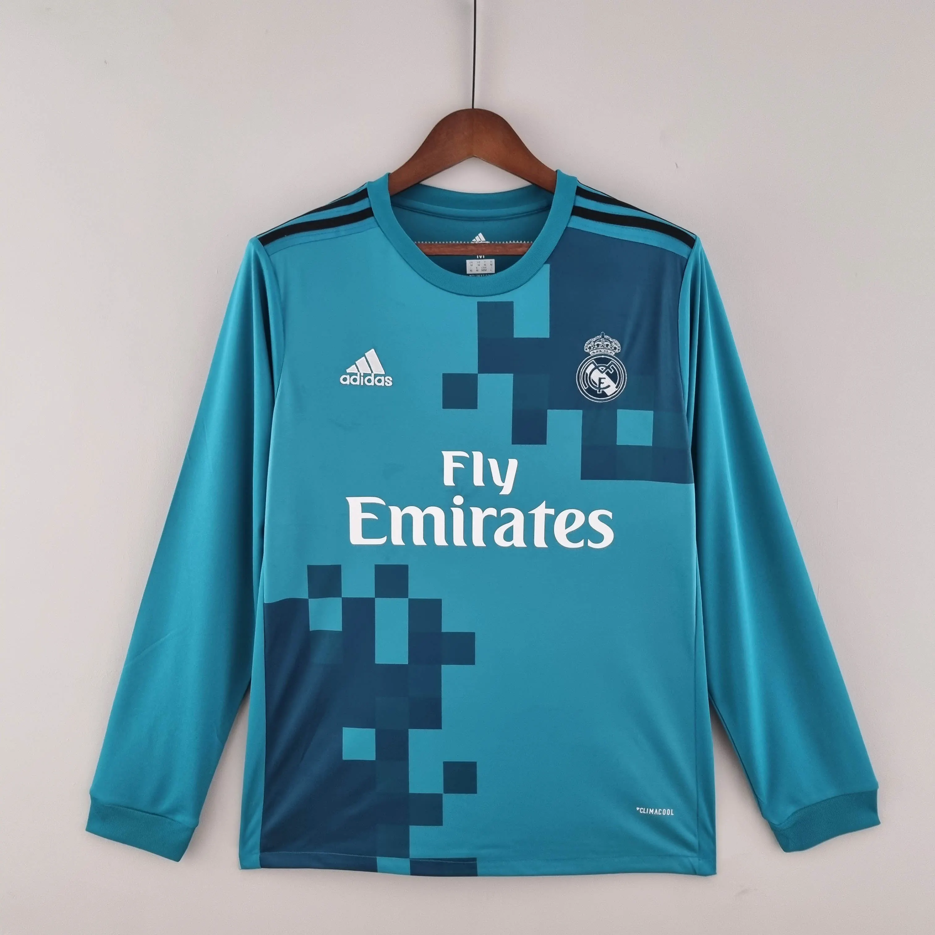 2017/2018 Retro Manga larga Real Madrid Tercera Visitante
