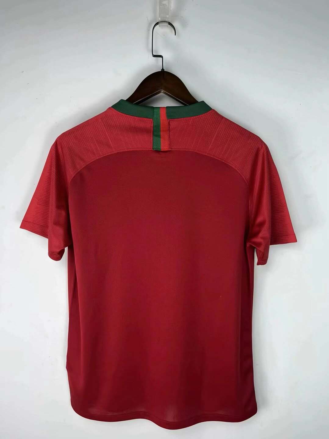 2018 Retro Portugal Local Camiseta de fútbol Calidad tailandesa 1:1 - Imagen 2