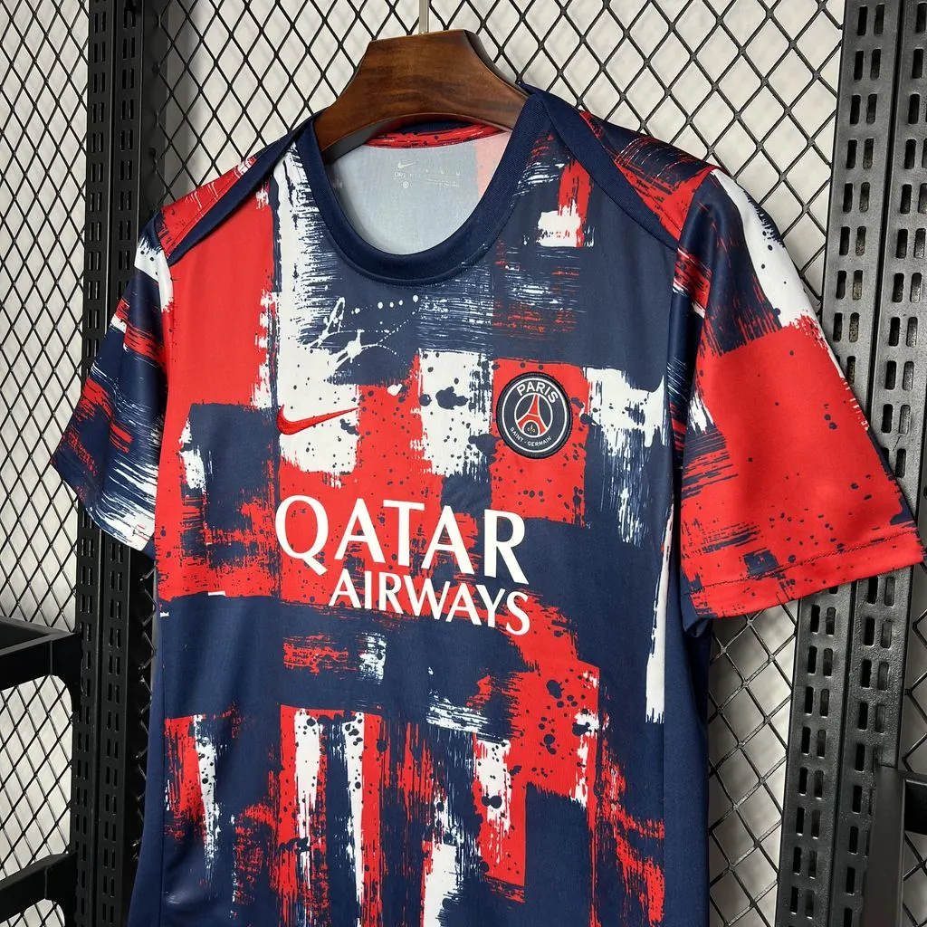 2024/2025 Psg Paris Saint-Germain Pre-Match Jersey 1:1 Thai Quality - Image 4