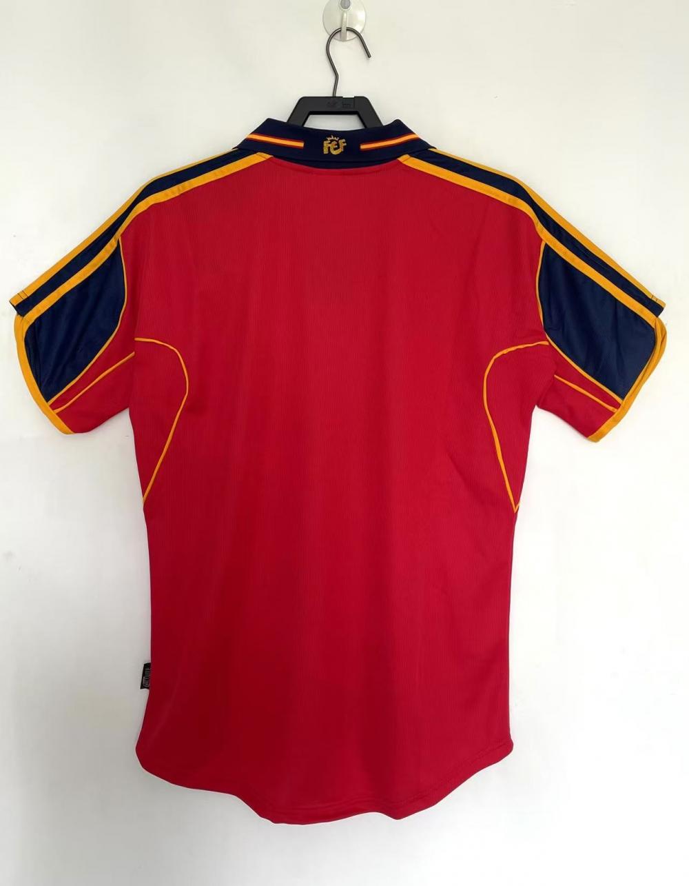 2000 Retro Spain Home Soccer Shirt 1:1 Thai Quality - Image 3