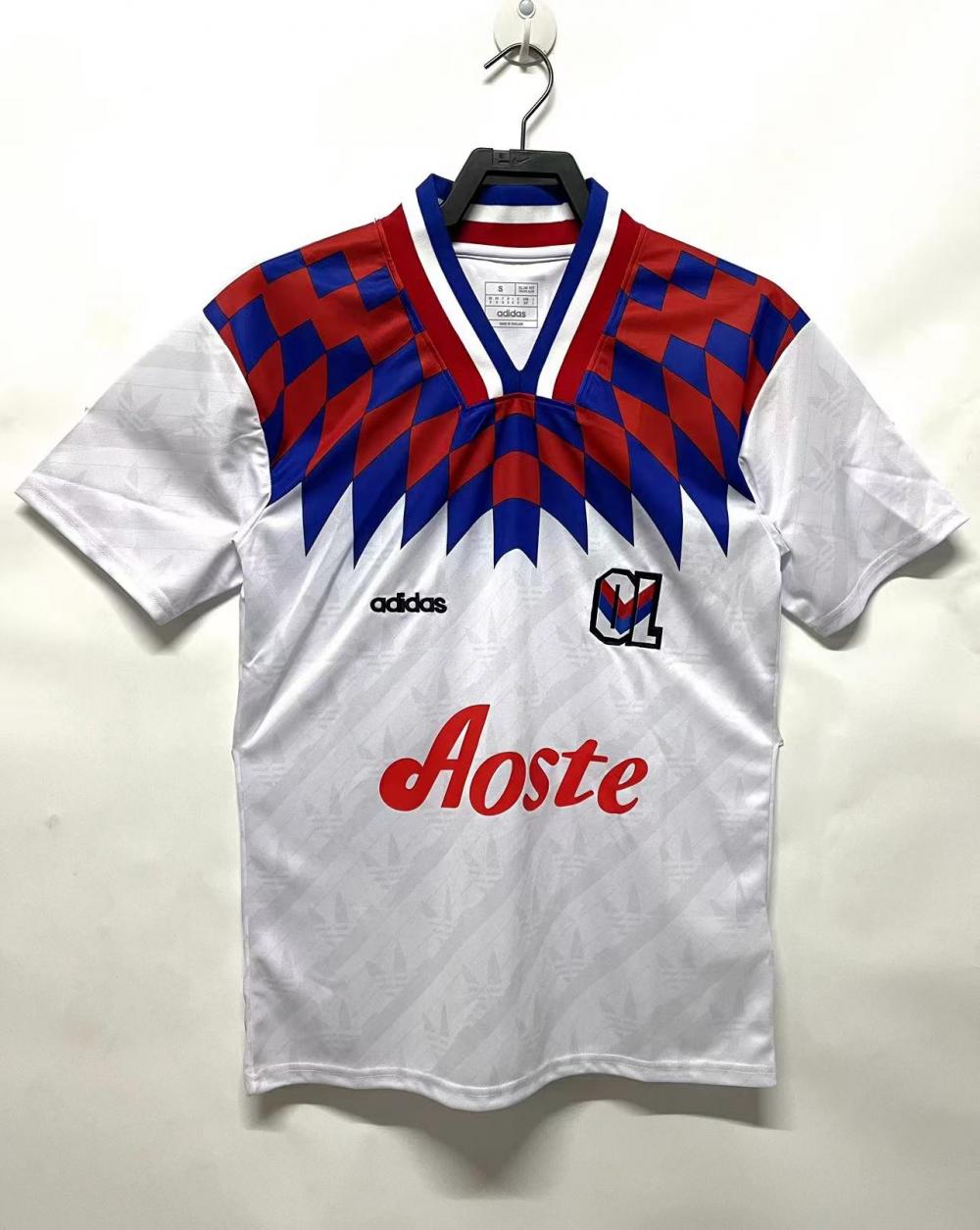 1995-1996 Rétro Lyon Domicile Maillot de football Qualité thaï 1:1
