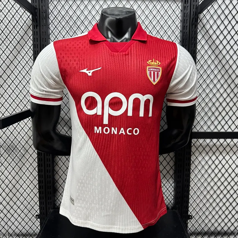 2026/2027 Игровая версия AS Monaco Домашняя Футбольная футболка Тайское качество 1:1