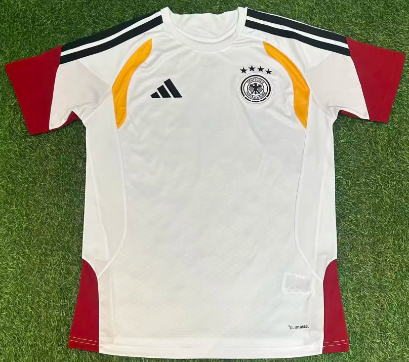 2026-2027 Deutschland Trainingsanzug Weiß Fußballtrikot 1:1 Thai-Qualität