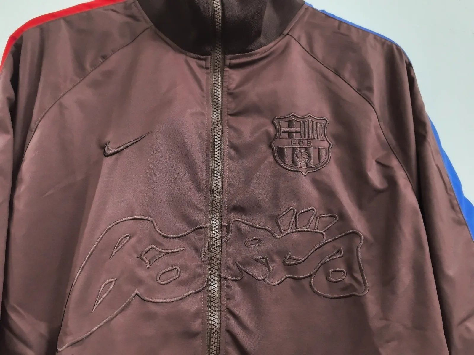 2025/2026 Barcelona Colaboración Chaqueta cortavientos Camiseta Calidad tailandesa 1:1 - Imagen 4