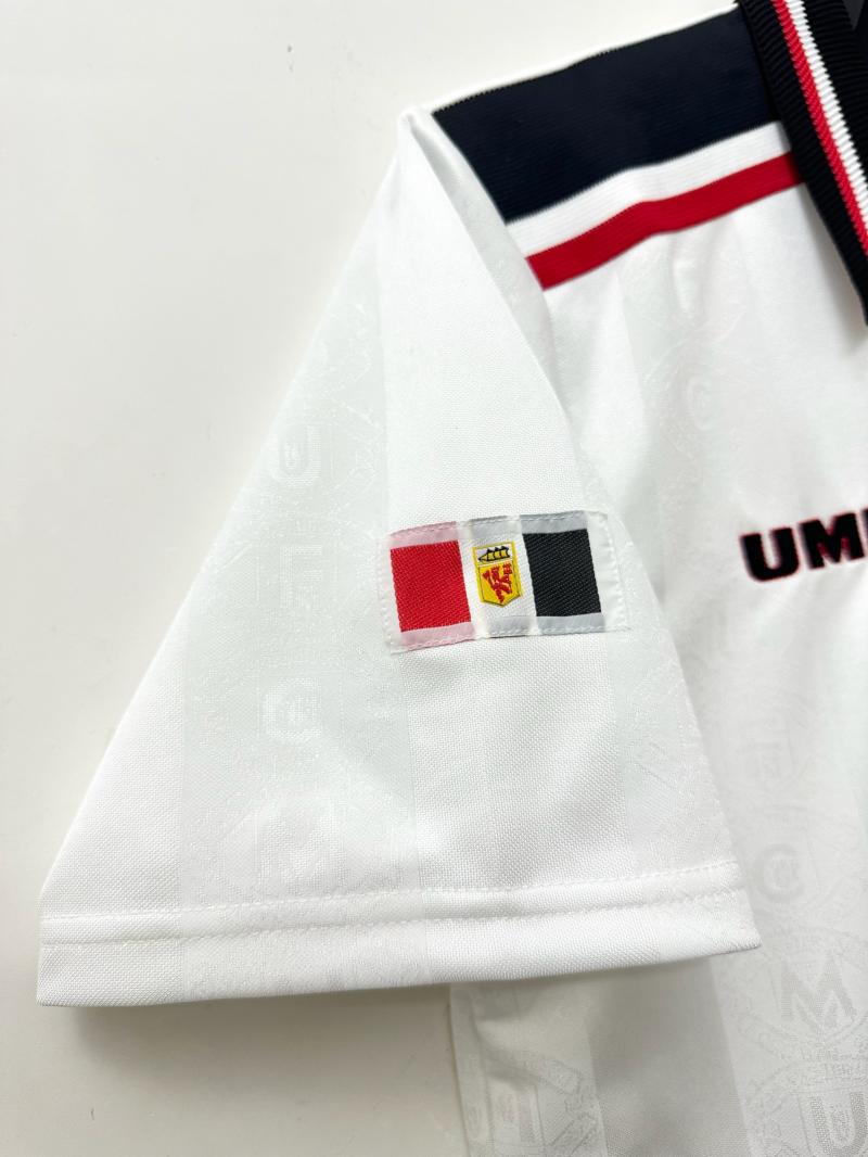 1998/1999 Retro Manchester United Away White Football Shirt 1:1 Thai Quality - Image 8
