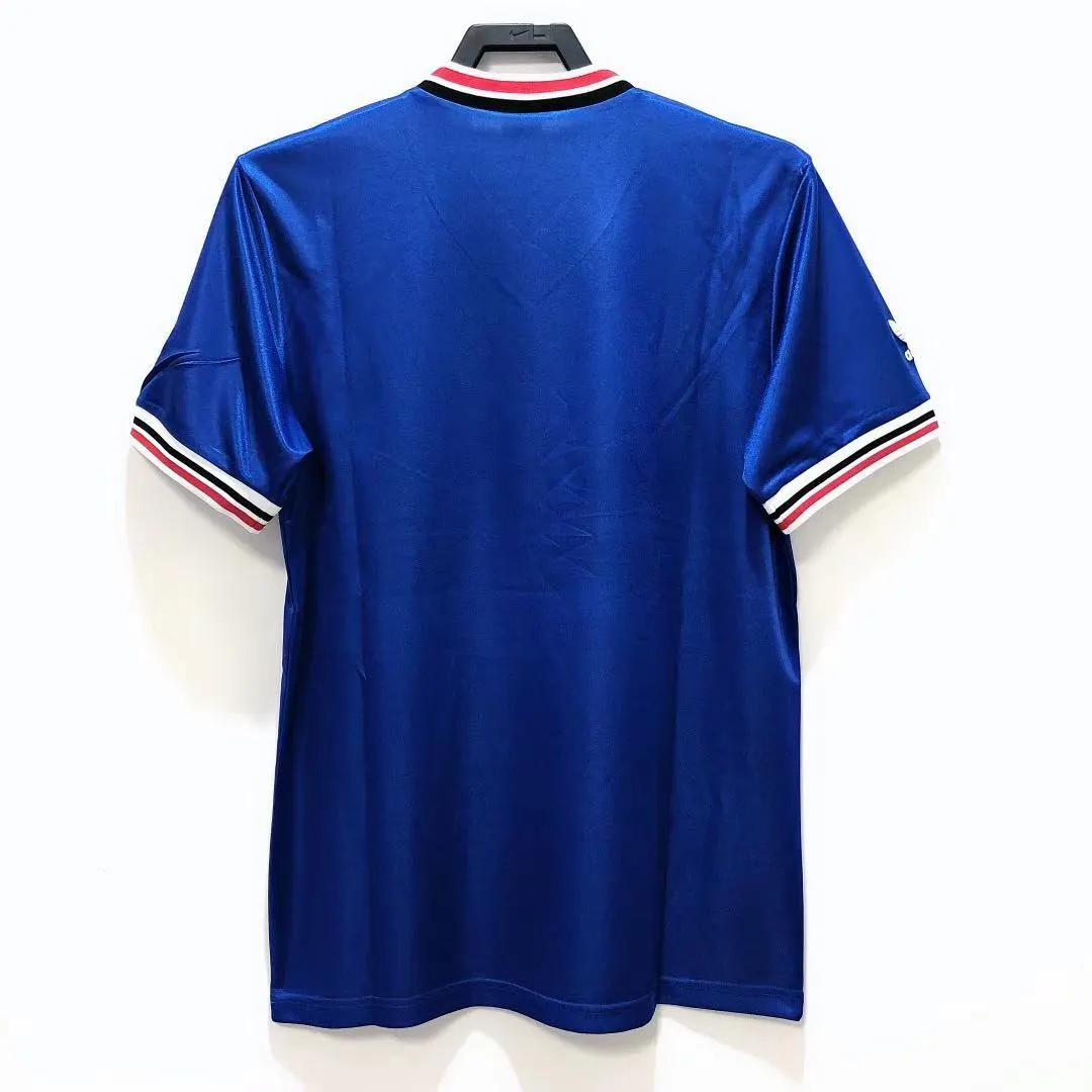 1985 Retrô Manchester United Fora Camisa de futebol Qualidade tailandesa 1:1 - Image 2