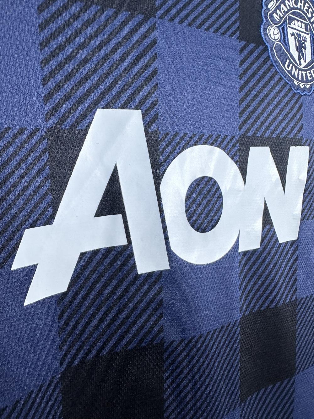 2013/2014 Retro Long Sleeve Manchester United Away Football Shirt 1:1 Thai Quality - Image 5