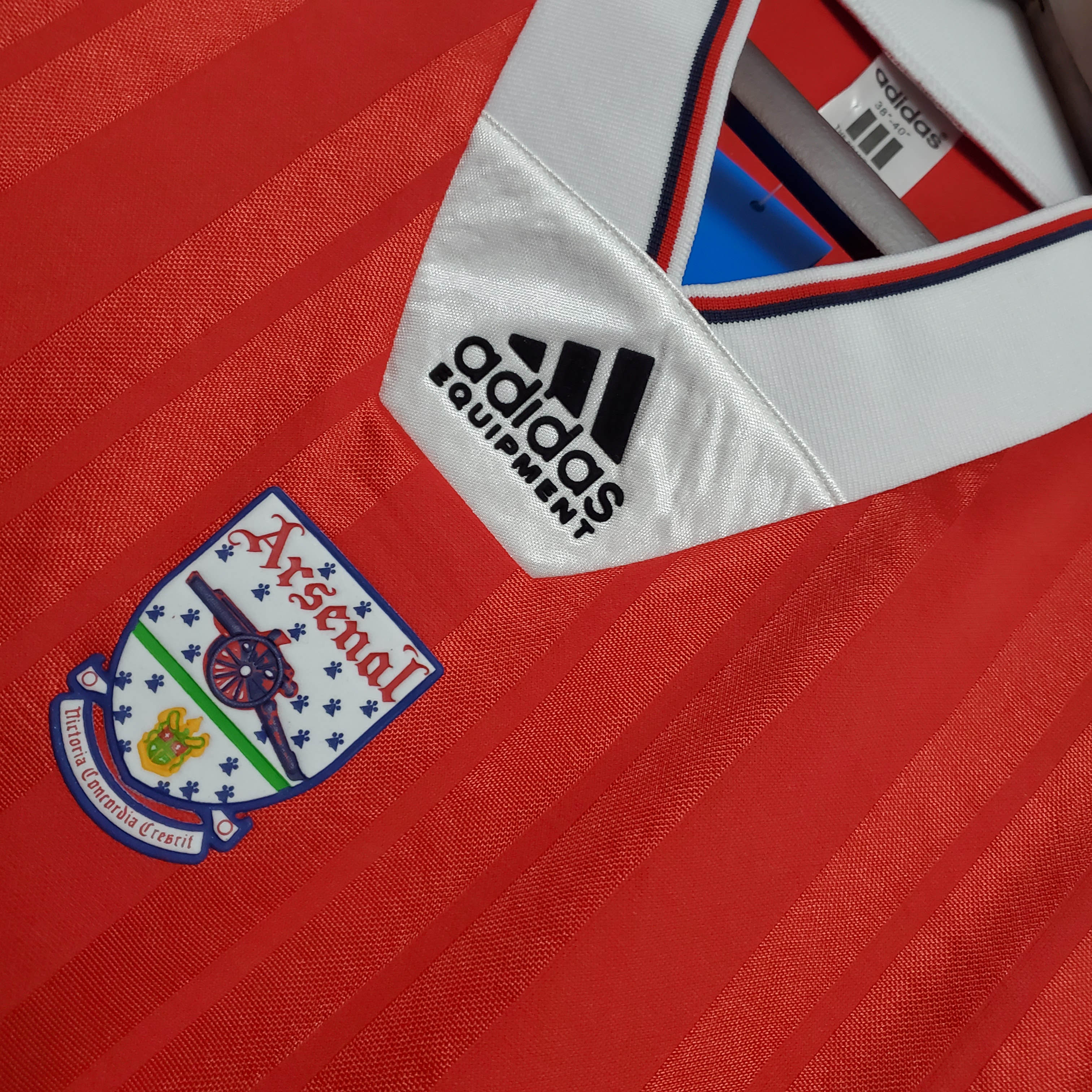 1992/1993 Retro Arsenal Local Camiseta de fútbol Calidad tailandesa 1:1 - Imagen 4