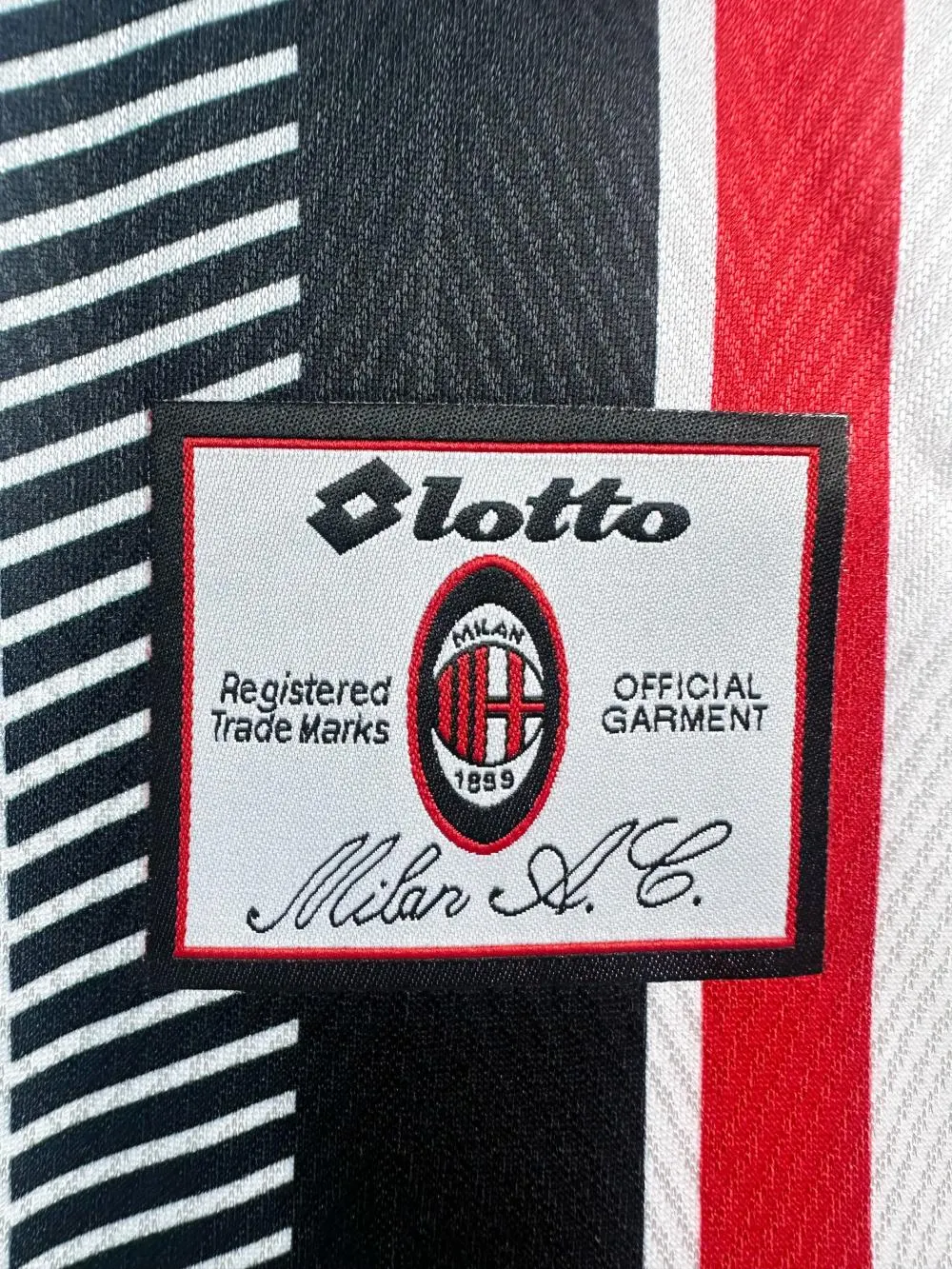 1997/1998 Retro AC Milan Trasferta Maglia da calcio Qualità thai 1:1 - immagine 8