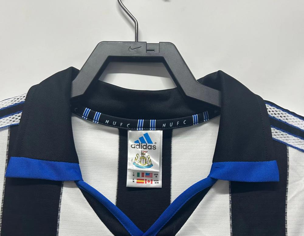 1999-2000 Retro Newcastle United Thuis Voetbalshirt 1:1 Thaise kwaliteit - Afbeelding 3