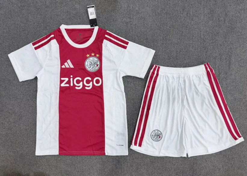2026/2027 Ajax Heim Fußballtrikot 1:1 Thai-Qualität Kindergröße