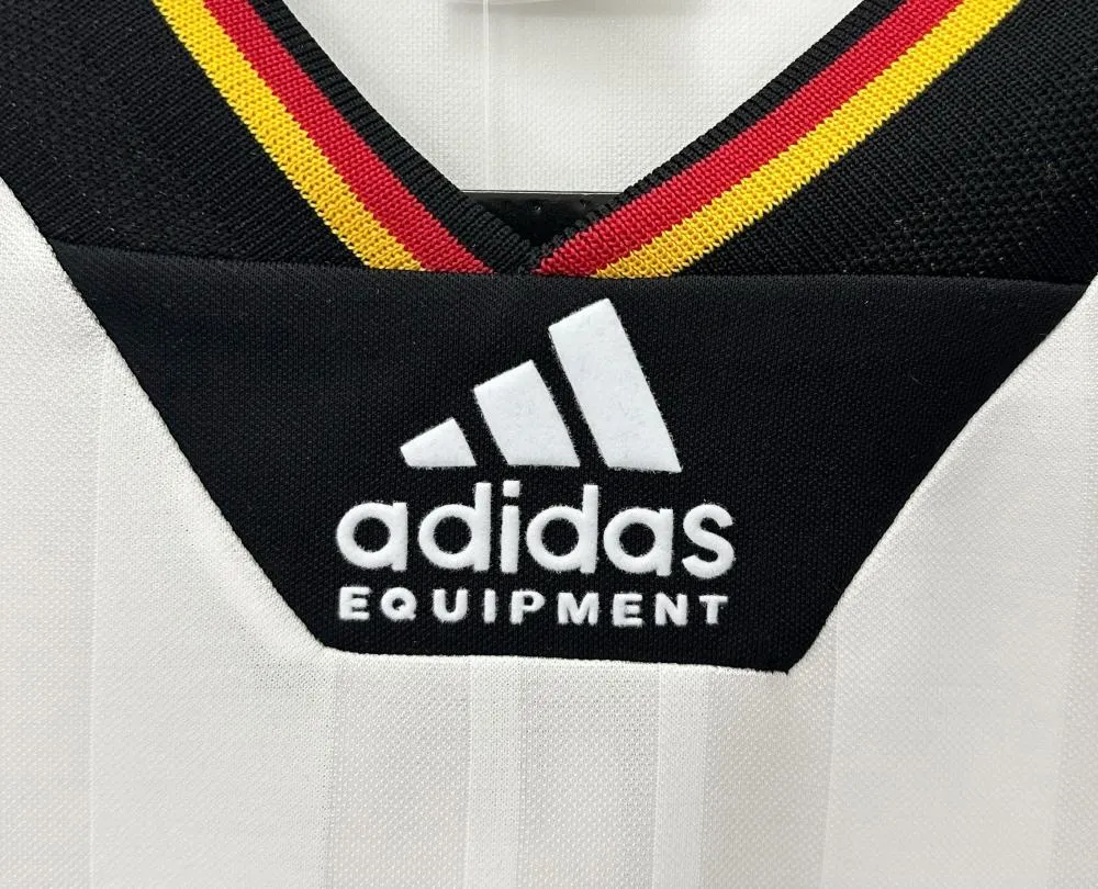 1992 Retro Fußballtrikot Deutschland Heim – Bild 3