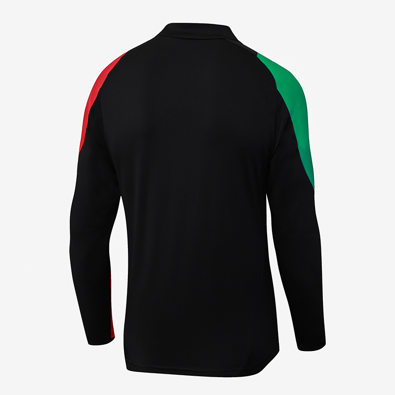 2024/2025 Arsenal Half-Pull Training Suit Black Football Shirt 1:1 Thai Quality Set - Image 5
