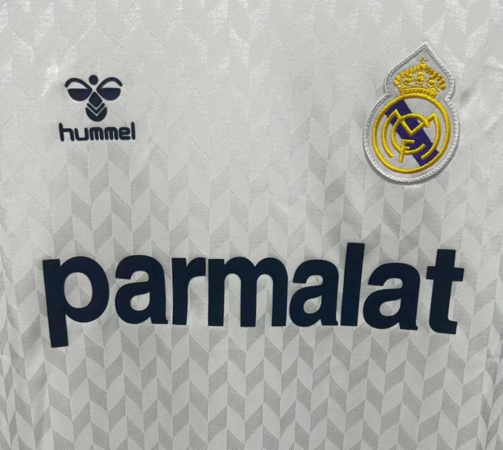 1986/1987 Retro Real Madrid Casa Maglia da calcio Qualità thai 1:1 - immagine 4
