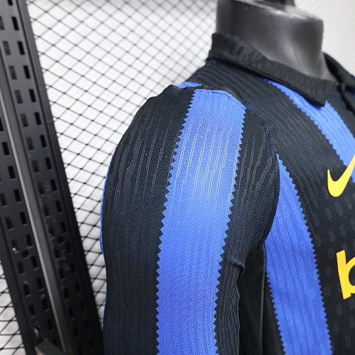 2026/2027 Manches longues Version joueur Inter Milan Domicile Maillot de football1:1 Qualité thaï – Image 6