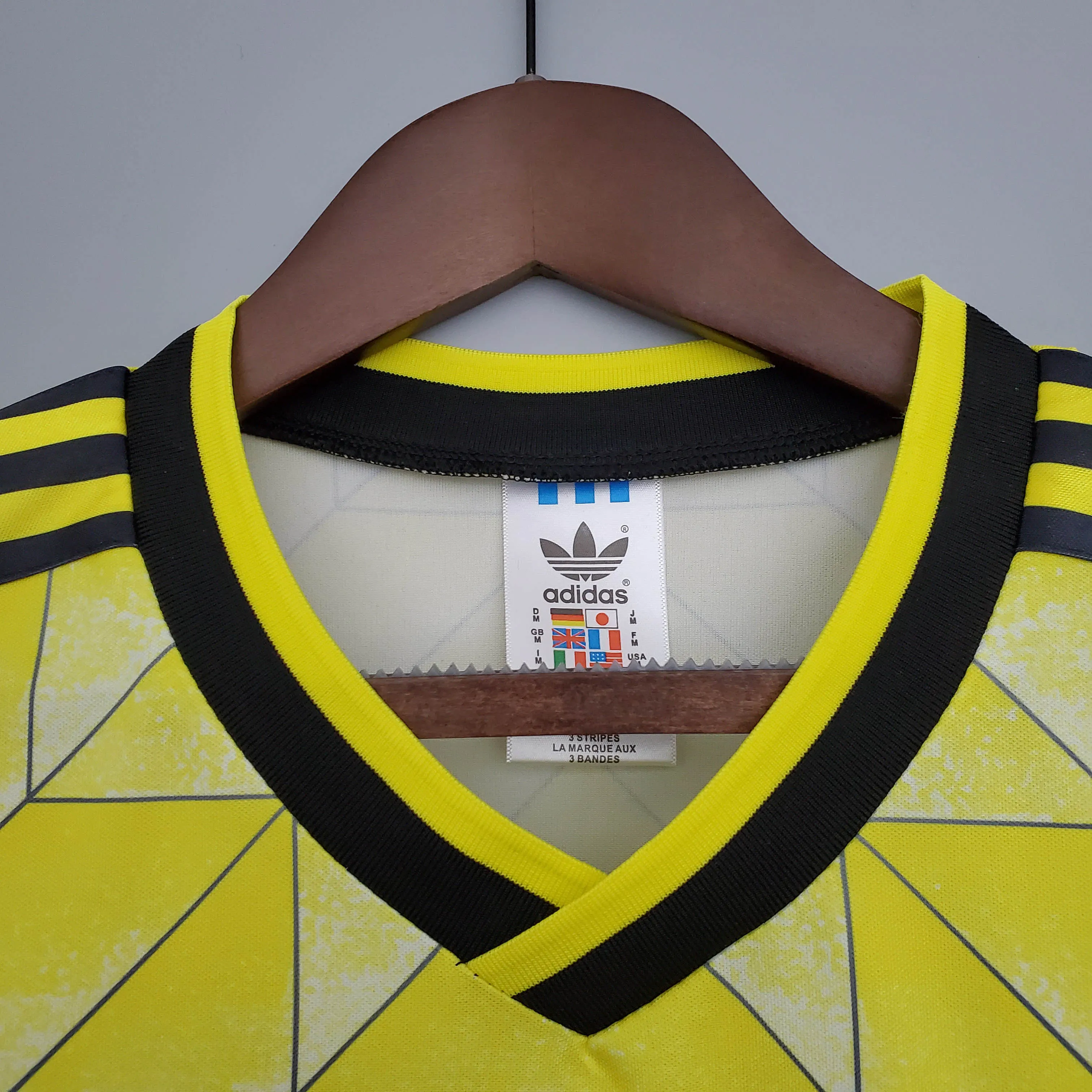 1988/1989 Retro Dortmund Heim Fußballtrikot – Bild 7