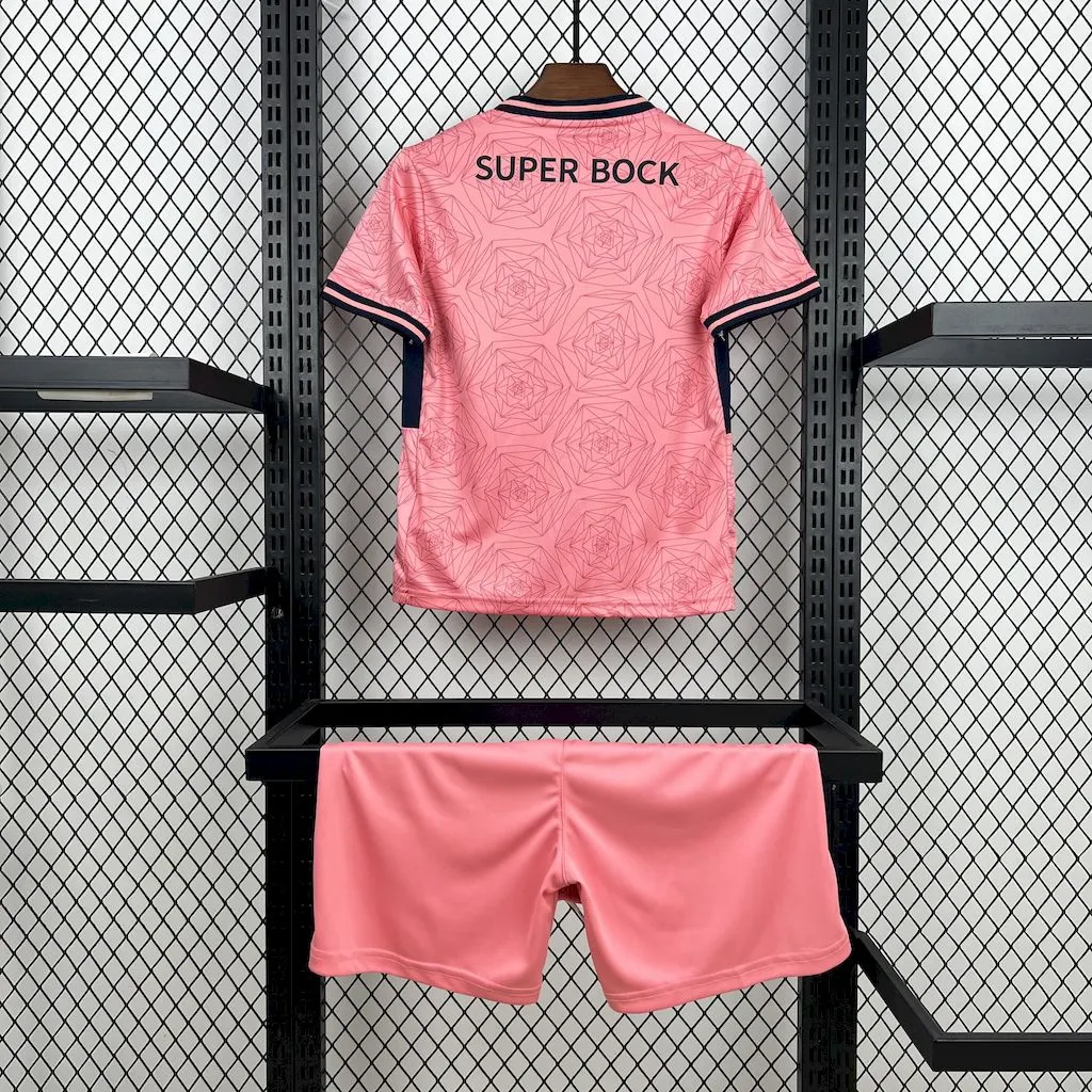 2025-2026 Porto Visitante Camiseta de fútbol Calidad tailandesa 1:1 Talla infantil - Imagen 2
