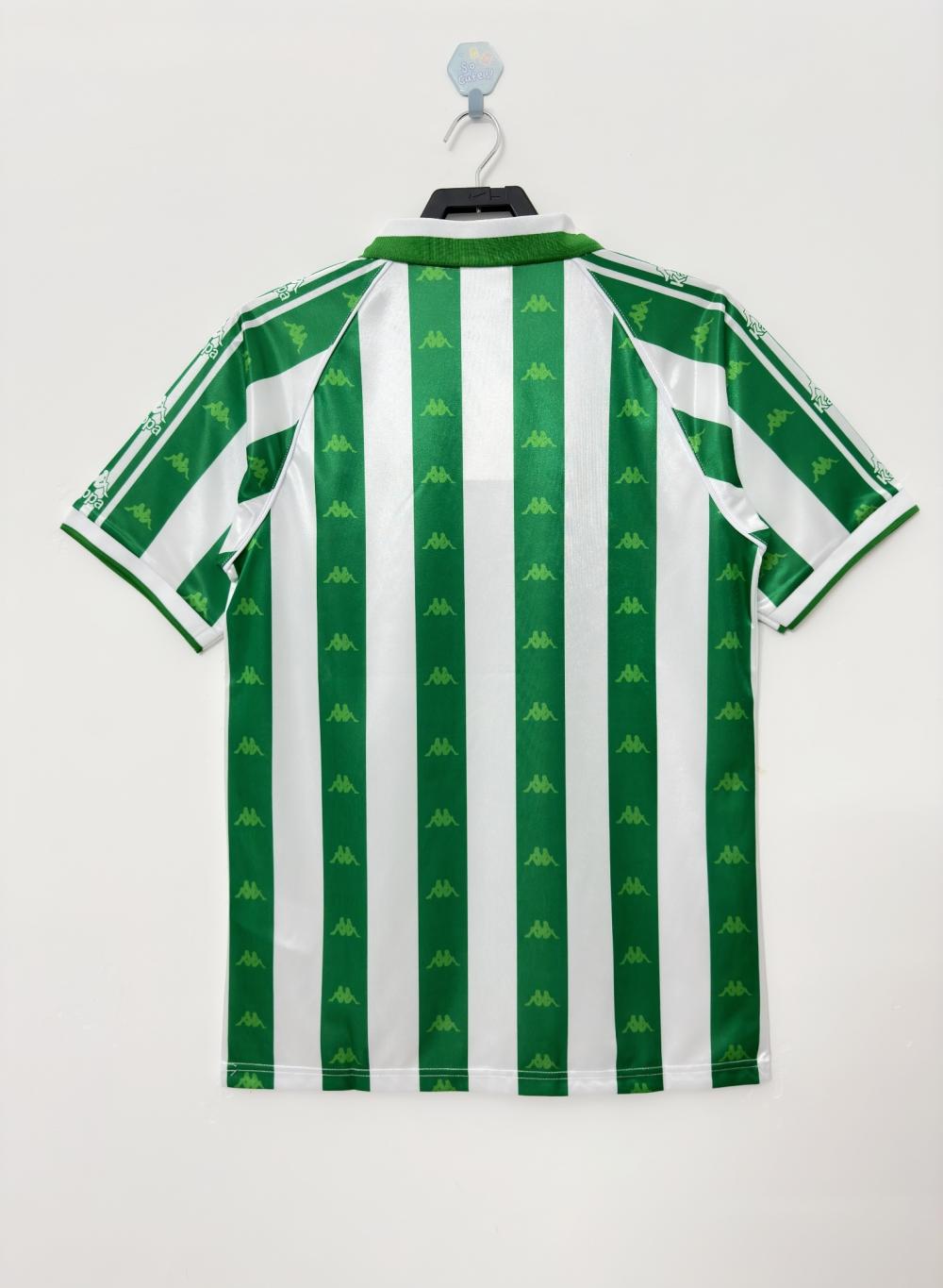 1995/1997 Retro Real Betis İç saha With Sponsors Futbol forması 1:1 Tayland kalitesi - Görsel 2