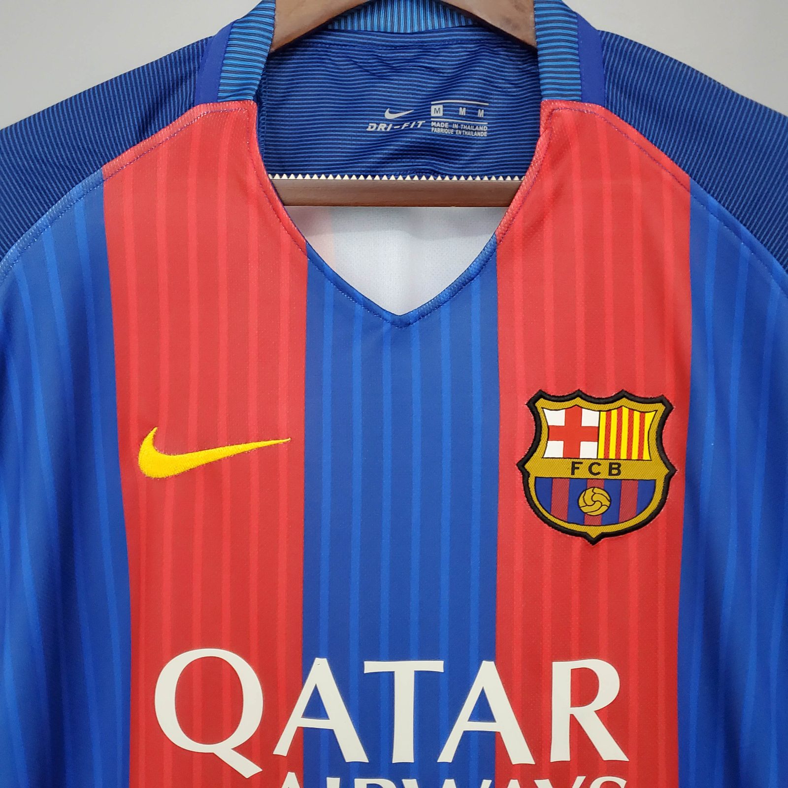 2016/2017 Retro Barcelona Maglia da calcio Casa Qualità thai 1:1 - immagine 4