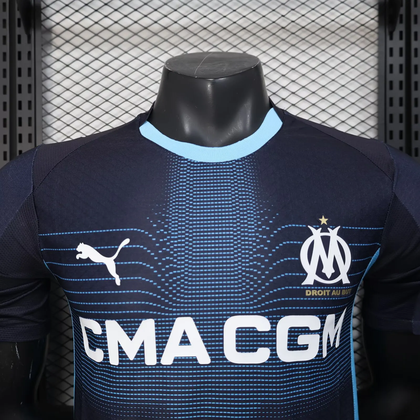 2025/2026 Oyuncu versiyonu Olympique de Marseille Deplasman Futbol forması 1:1 Tayland kalitesi - Görsel 3