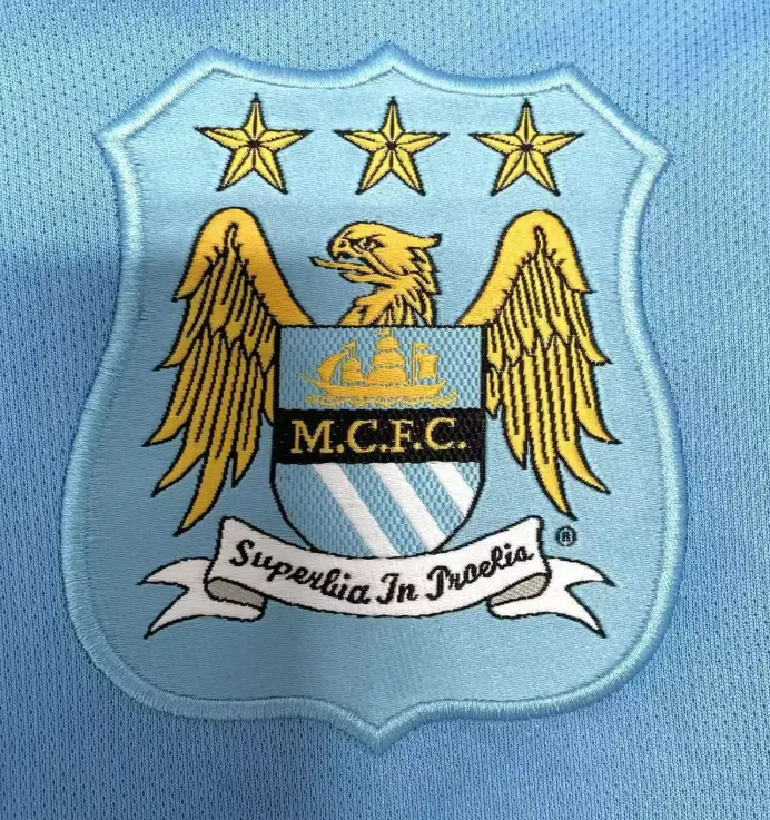 2015/2016 Retro Manchester City Casa Maglia da calcio Qualità thai 1:1 - immagine 5