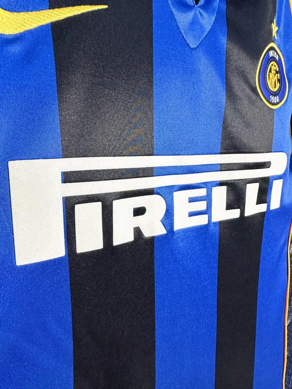 2001/2002 Retro Inter Milan Domowa Koszulka piłkarska Jakość tajska 1:1 - obrazek 4