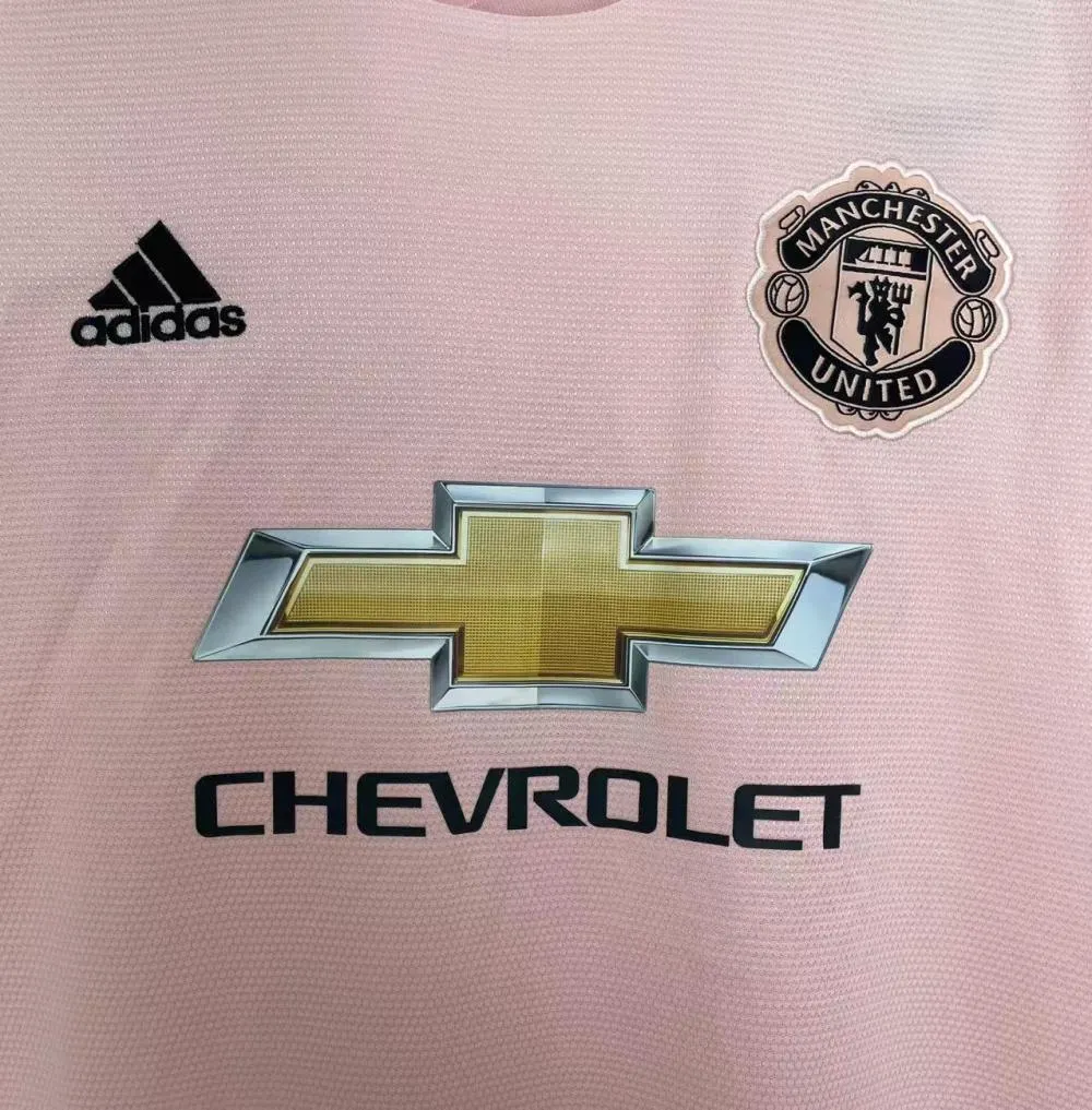 2018-2019 Ретро Manchester United Гостевая Футбольная футболка Тайское качество 1:1 — изображение 6