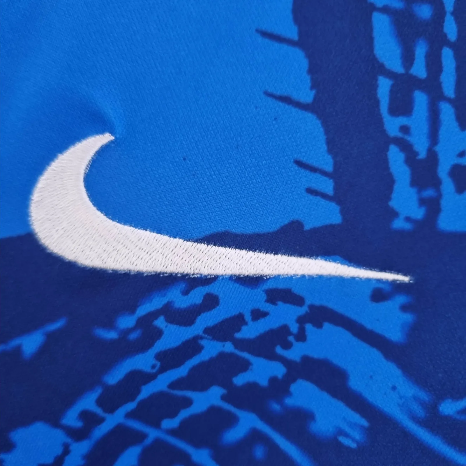 2022 Brasilien Klassisch Blau Fußballtrikot – Bild 5