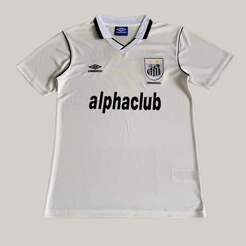 2001/2002 Retro Santos Domowa Koszulka piłkarska Jakość tajska 1:1