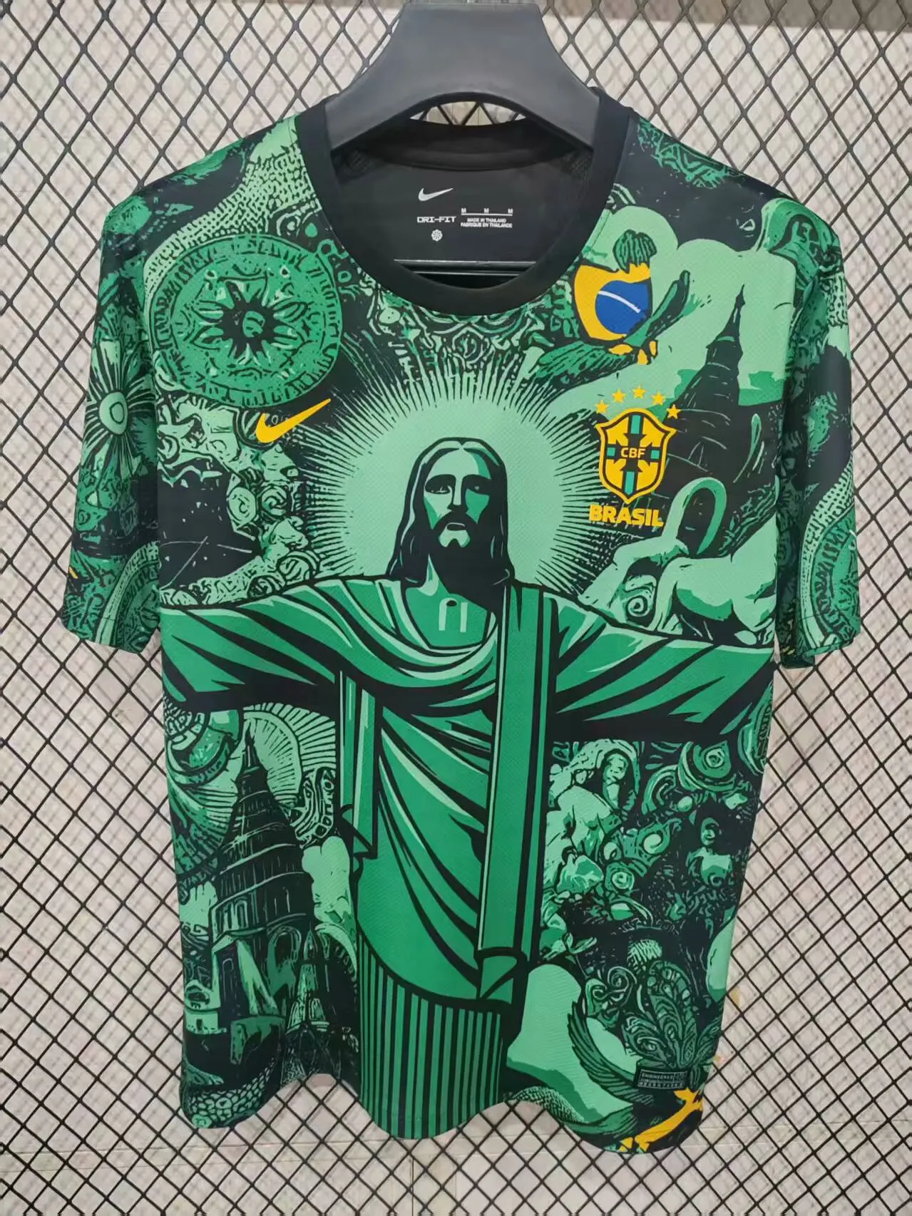 2025/2026 Brezilya Jesus Fruit Yeşil Futbol forması 1:1 Tayland kalitesi
